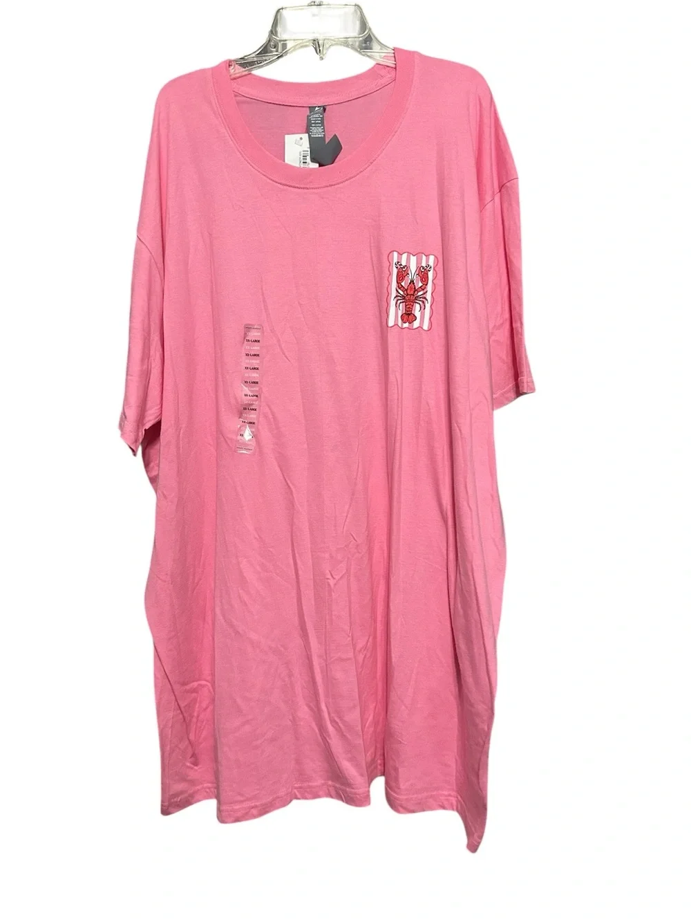 Simply Southern Pink Lobster Holiday Print Tshirt - Picture 5 of 6